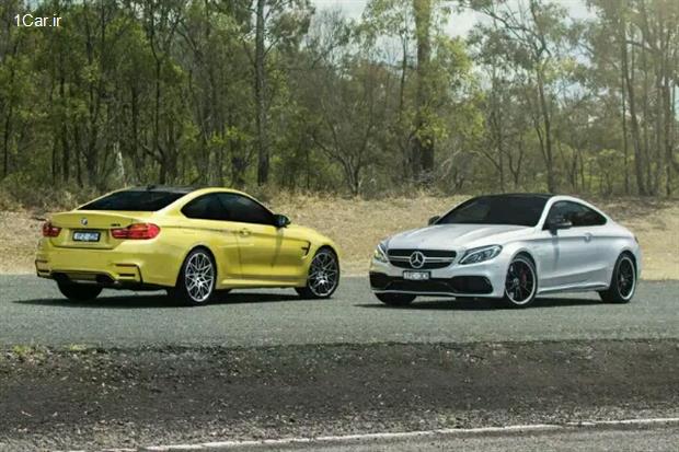 مرسدس C63 S COUPE AMG در برابر BMW M4